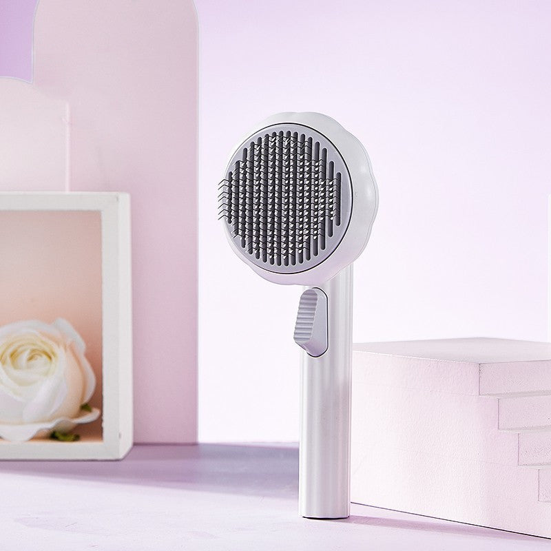 New Hand-held Steel Wire Self-cleaning Brush