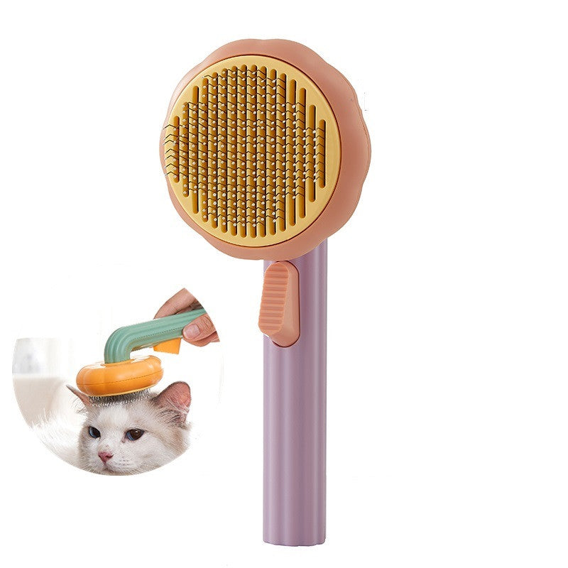 New Hand-held Steel Wire Self-cleaning Brush