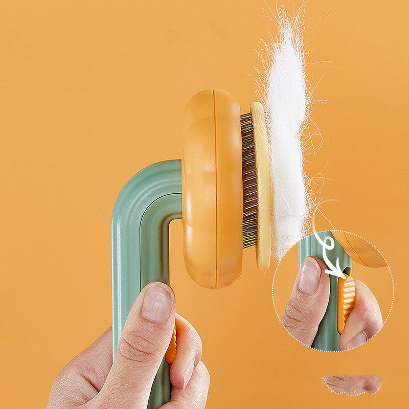 New Hand-held Steel Wire Self-cleaning Brush