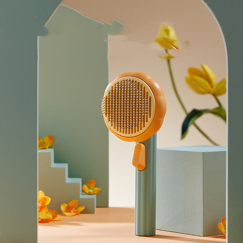 New Hand-held Steel Wire Self-cleaning Brush