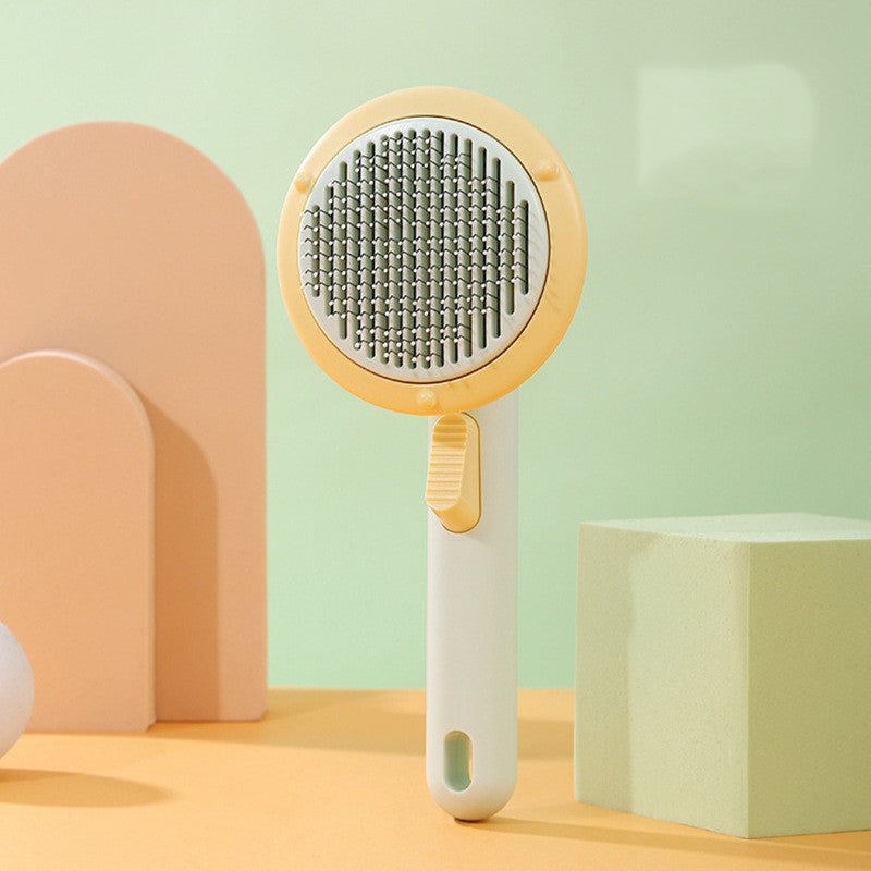New Hand-held Steel Wire Self-cleaning Brush
